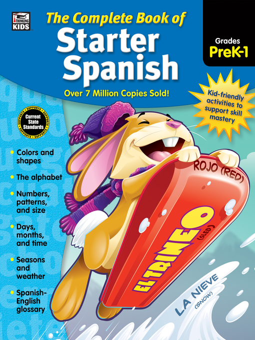 Title details for The Complete Book of Starter Spanish, Grades Preschool-1 by Thinking Kids - Wait list